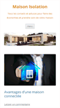 Mobile Screenshot of maison-isolation.net