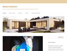 Tablet Screenshot of maison-isolation.net